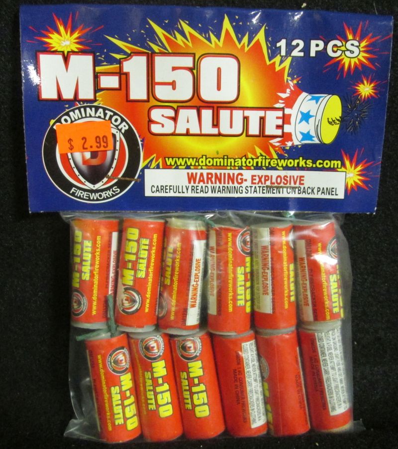 Dominator M-150 Salute Cracker-12 pack